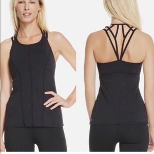 ☀️Fabletics Arianna Black Strappy Tank Top☀️